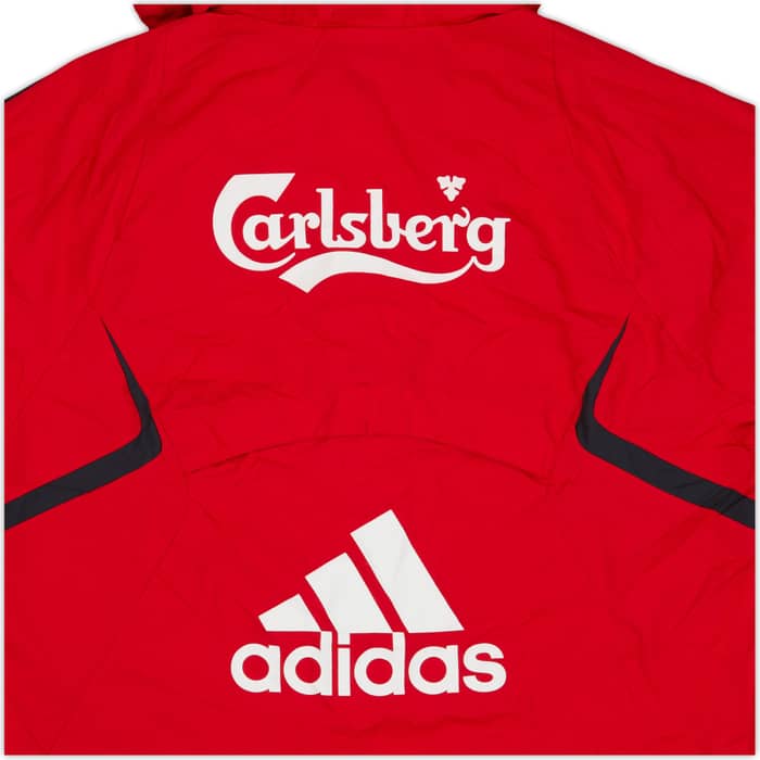 2009-10 Liverpool adidas Hooded Rain Jacket - 9/10 - (M/L)