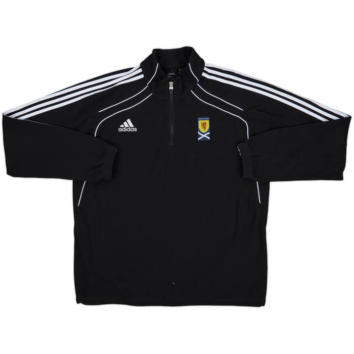 2010-12 Scotland adidas 1/4 Zip Fleece Track Jacket - 9/10 - (L/XL)