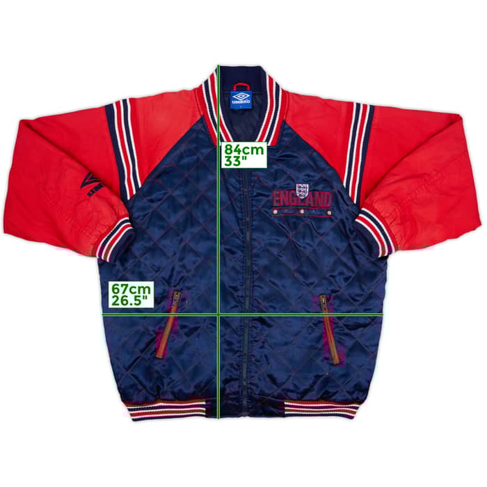 1992-94 England Umbro Bomber Jacket - 6/10 - (L)