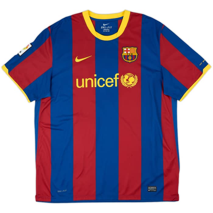 2010-11 Barcelona Home Shirt David Villa #7 - 9/10 - (XXL)