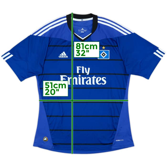 2010-11 Hamburg Away Shirt - 10/10 - (L)