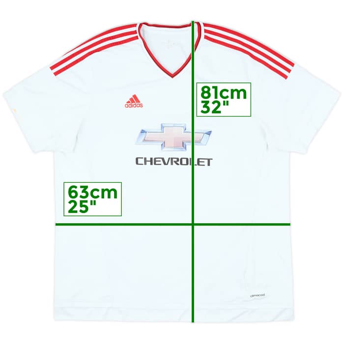 2015-16 Manchester United Away Shirt - 4/10 - (XXL)