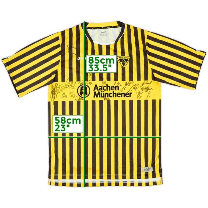 2009-10 Alemannia Aachen Signed Home Shirt - 8/10 - (XL)