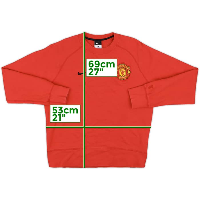 2003-04 Manchester United Nike Sweat Top - 8/10 - (M)
