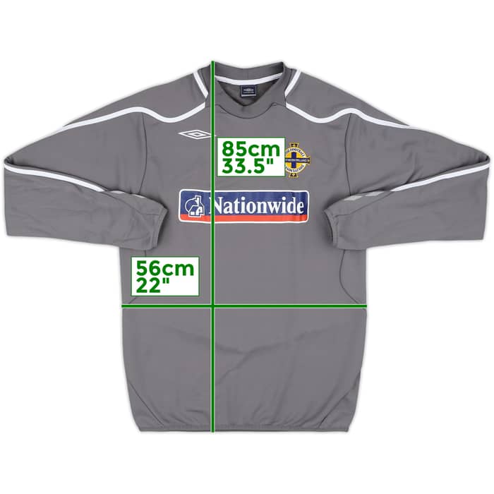 2007-09 Northern Ireland Umbro Sweat Top - 10/10 - (L)