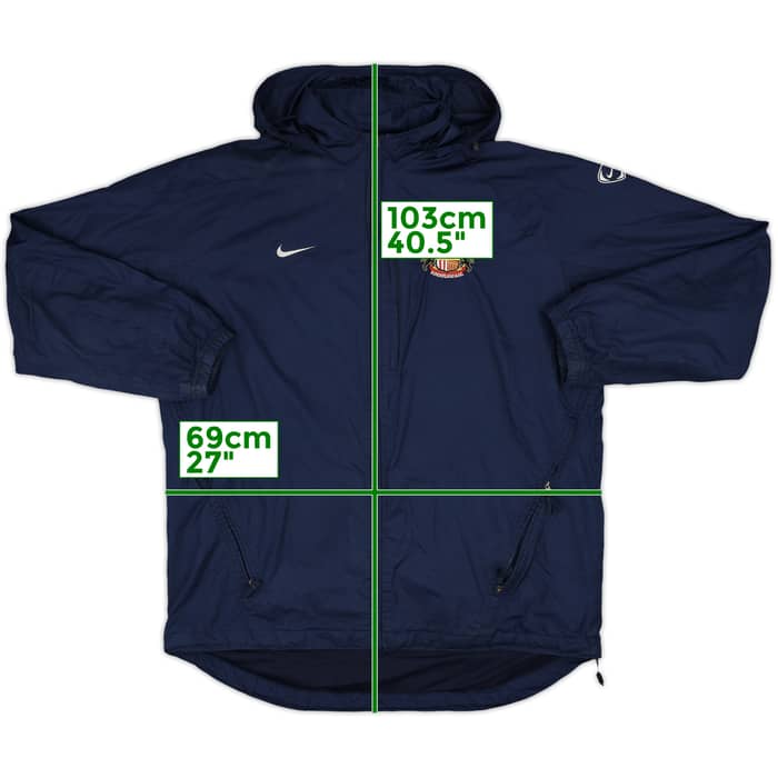 2003-04 Sunderland Nike Hooded Rain Jacket - 8/10 - (XL)