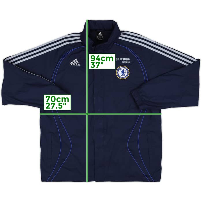 2006-07 Chelsea adidas Hooded Rain Jacket - 7/10 - (L)