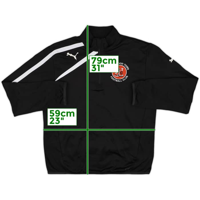 2013-14 Fleetwood Town Puma 1/4 Zip Drill Top - 5/10 - (M)
