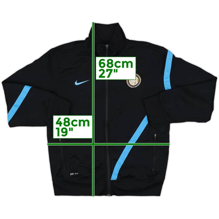2011-12 Inter Milan Nike Track Jacket - 8/10 - (M.Boys)