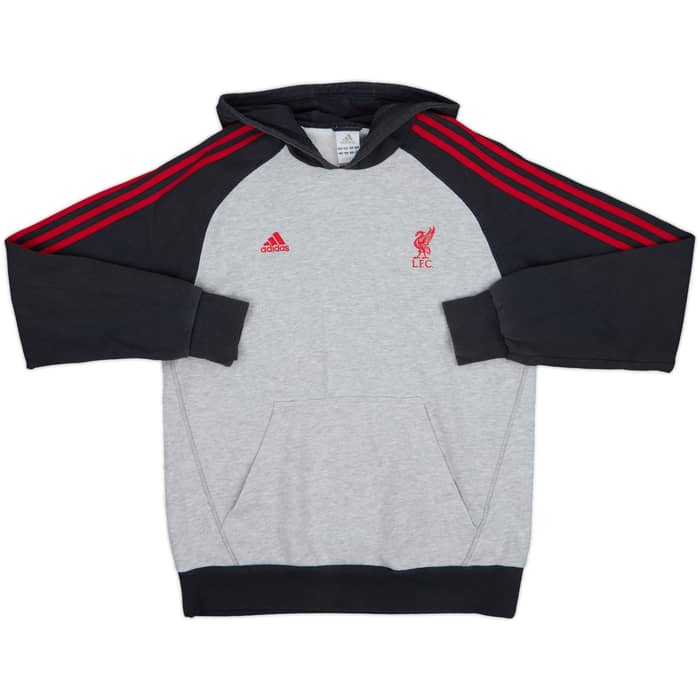 2011-12 Liverpool adidas Hooded Sweat Top - 8/10 - (M)