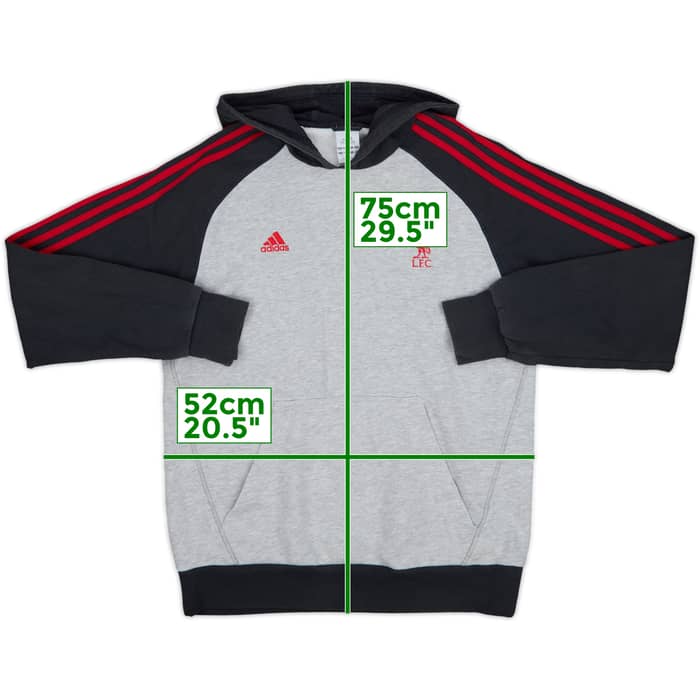 2011-12 Liverpool adidas Hooded Sweat Top - 8/10 - (M)