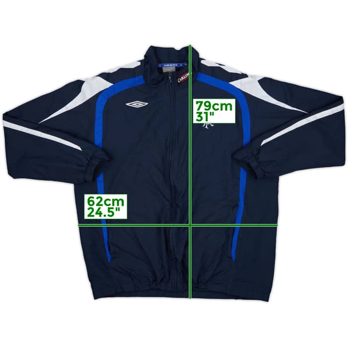 2007-08 Rangers Umbro Track Jacket - 8/10 - (XXL)