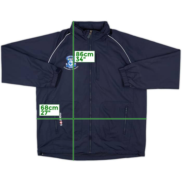 2008-09 Cardiff Community Foundation Macron Hooded Rain Jacket - 10/10 - (XL)