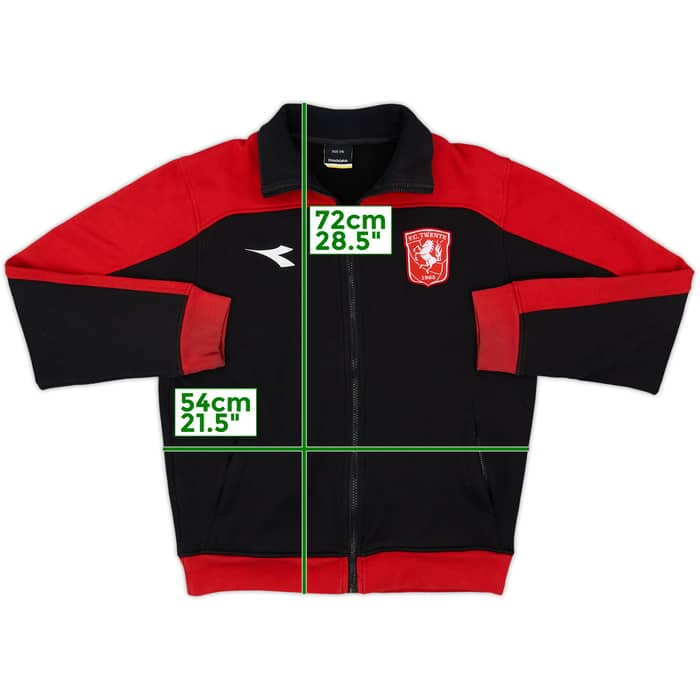 2008-11 FC Twente Diadora Track Jacket - 8/10 - (XL.Boys)
