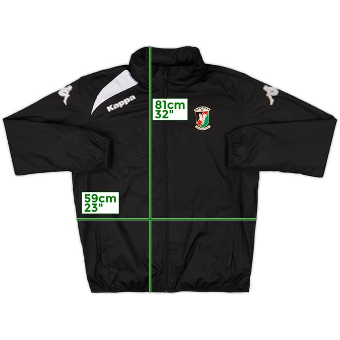 2015-16 Glentoran Kappa Hooded Rain Jacket - 10/10 - (M)