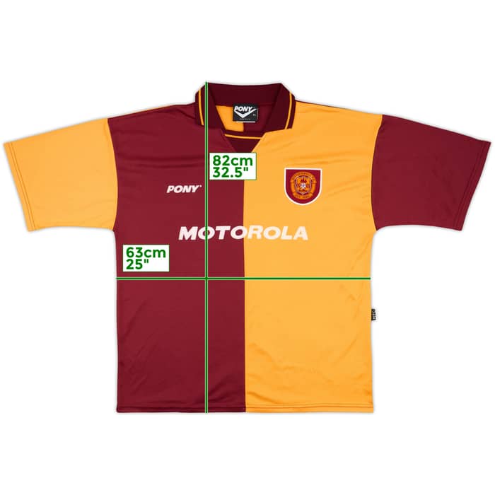 1996-98 Motherwell Home Shirt - 9/10 - (XL)