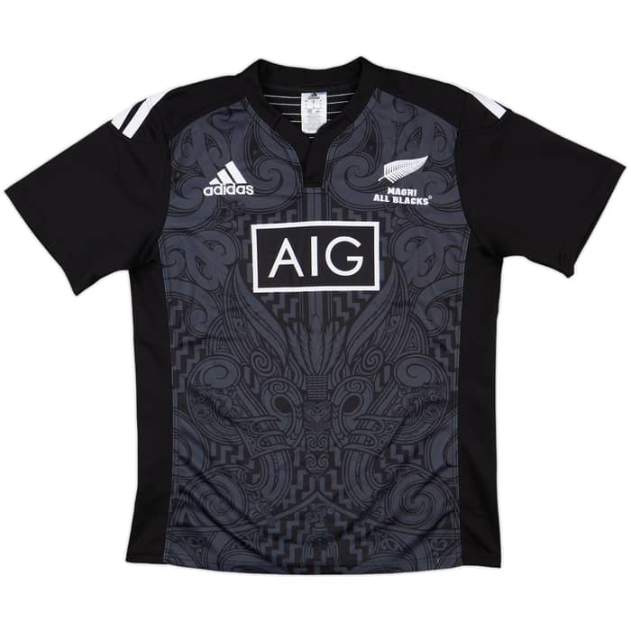 2014-15 New Zealand Rugby Home Shirt - 9/10 - (L)