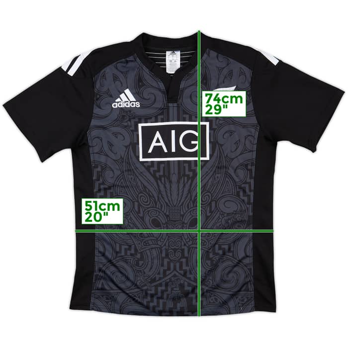 2014-15 New Zealand Rugby Home Shirt - 9/10 - (L)