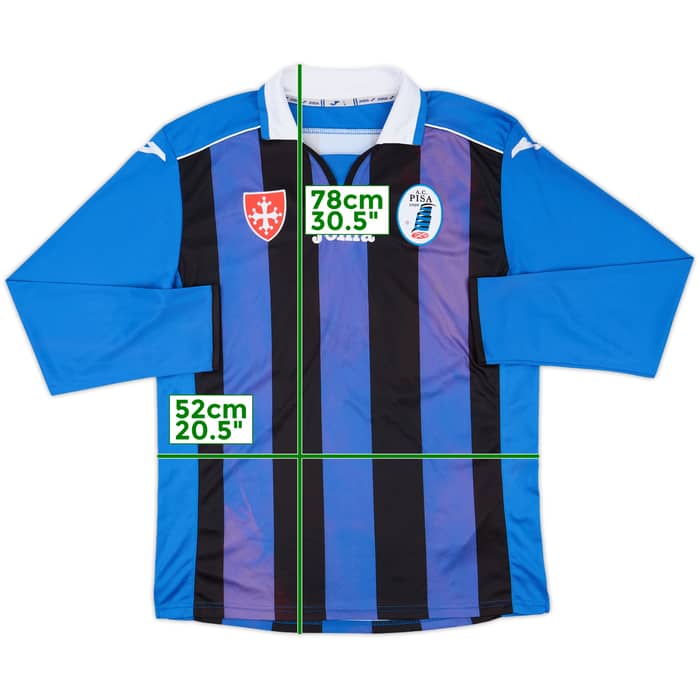 2013-16 Pisa Home L/S Shirt #11 - 4/10 - (L)