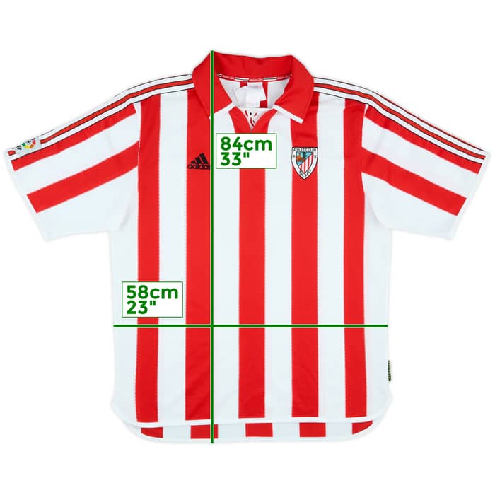 1999-01 Athletic Bilbao Match Issue Home Shirt #3