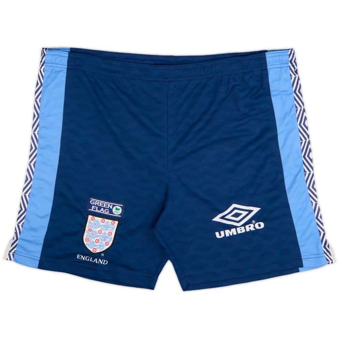 1998-00 England Player Issue Umbro Training Shorts - 5/10 - (L)
