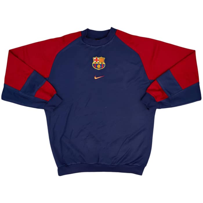 1999-00 Barcelona Nike Sweat Top - 8/10 - (M)