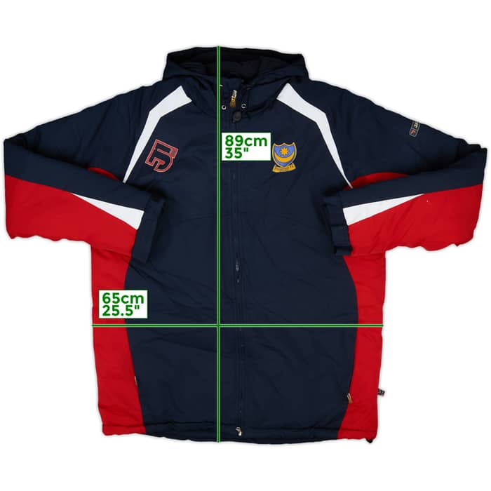 2005-07 Portsmouth Jako Padded Bench Coat - 8/10 - (XL)