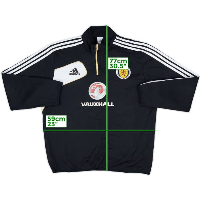 2011-12 Scotland adidas 1/4 Zip Drill Top - 6/10 - (XL)