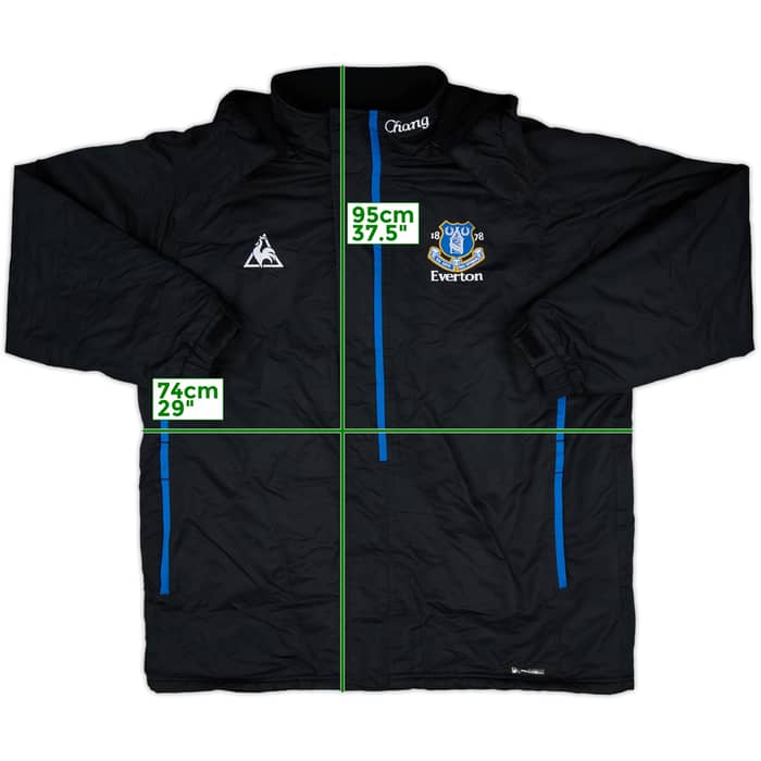 2009-10 Everton Le Coq Sportif Hooded Rain Jacket - 8/10 - (XXL)