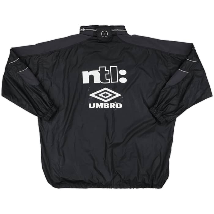 1998-99 Celtic Umbro 1/4 Zip Hooded Track Jacket - 5/10 - (XL)