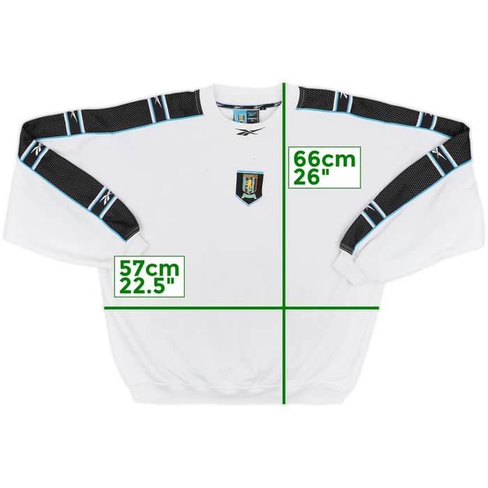 1998-99 Aston Villa Reebok Sweat Top - 5/10 - (S)