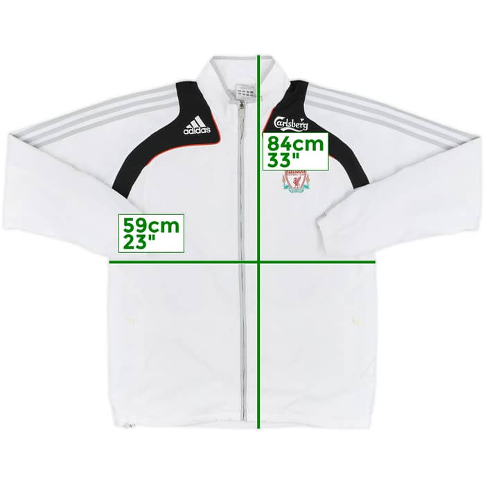 2008-09 Liverpool adidas Track Jacket - 9/10 - (L)