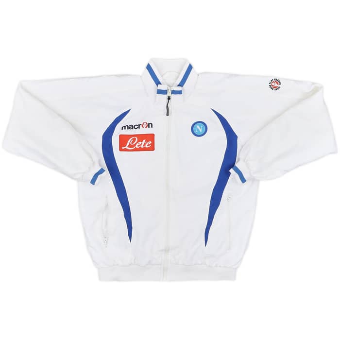 2009-10 Napoli Macron Track Jacket - 8/10 - (M.Boys)