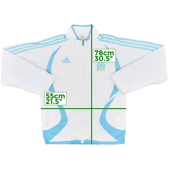 2006-07 Marseille adidas Track Jacket - 9/10 - (S)