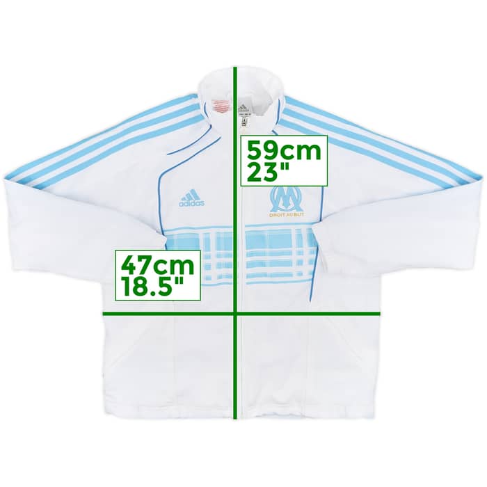2010-11 Marseille adidas Track Jacket - 9/10 - (S.Boys)