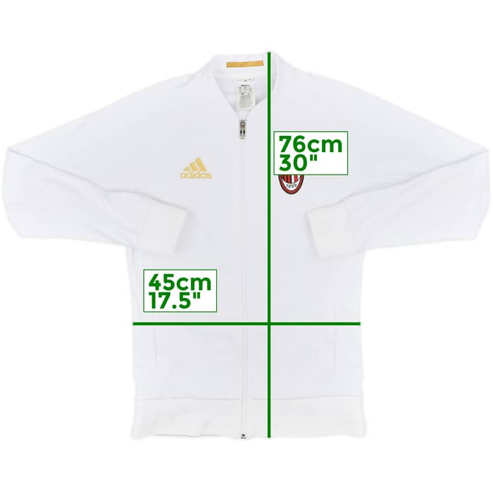 2016-17 AC Milan adidas Track Jacket - 9/10 - (S)