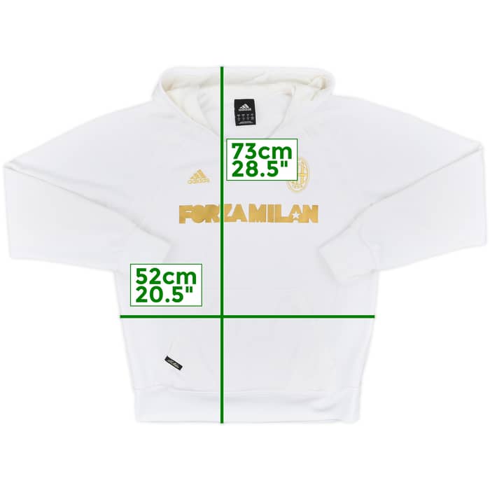 2009-10 AC Milan adidas Hooded Jacket - 8/10 - (M)
