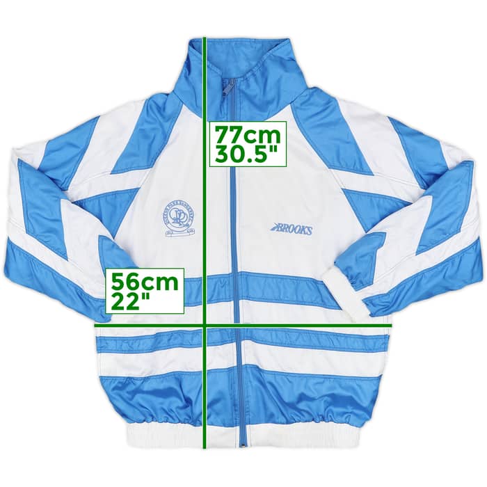 1991-92 QPR Brooks Track Jacket - 10/10 - (S)