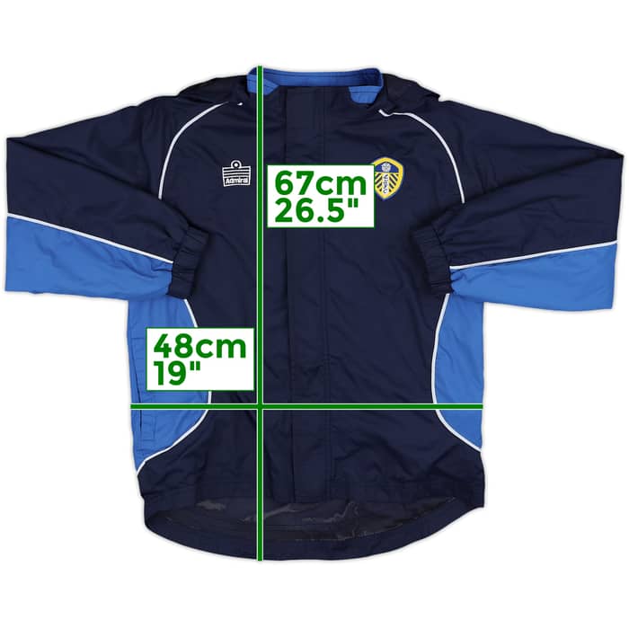 2005-06 Leeds Admiral Hooded Rain Jacket - 7/10 - (L.Boys)