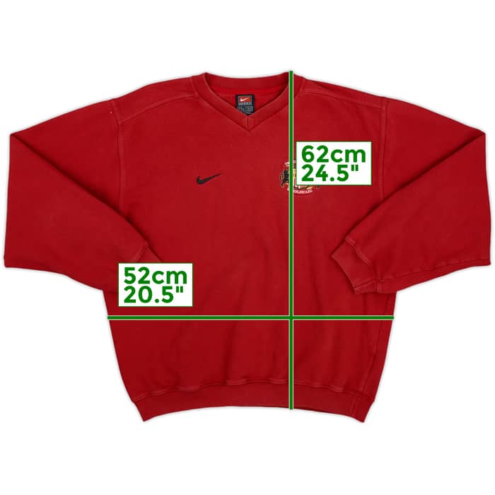 2001-02 Sunderland Nike Sweat Top - 8/10 - (M)