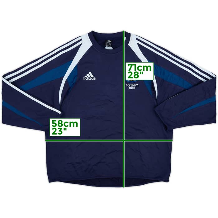 2004-05 Newcastle United adidas Sweat Top - 8/10 - (L/XL)