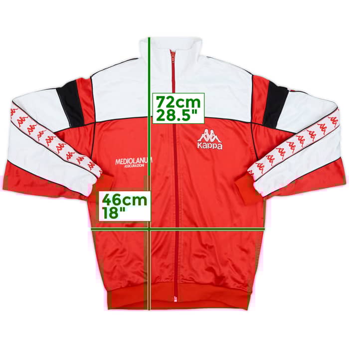 1988-90 AC Milan Kappa Track Jacket - 6/10 - (S)
