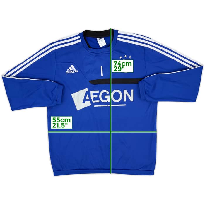 2014-15 Ajax Player Issue adidas Sweat Top #1 - 4/10 - (L)