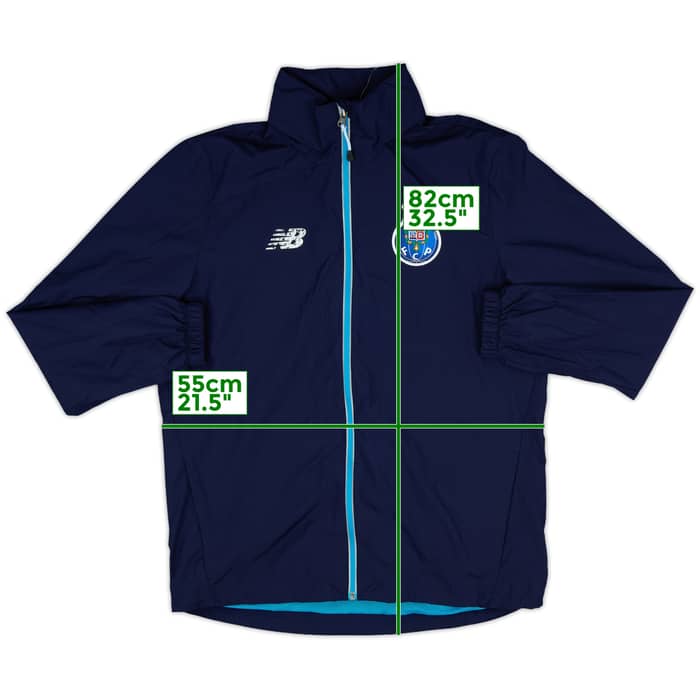 2015-16 Porto New Balance Hooded Rain Jacket - 6/10 - (M)