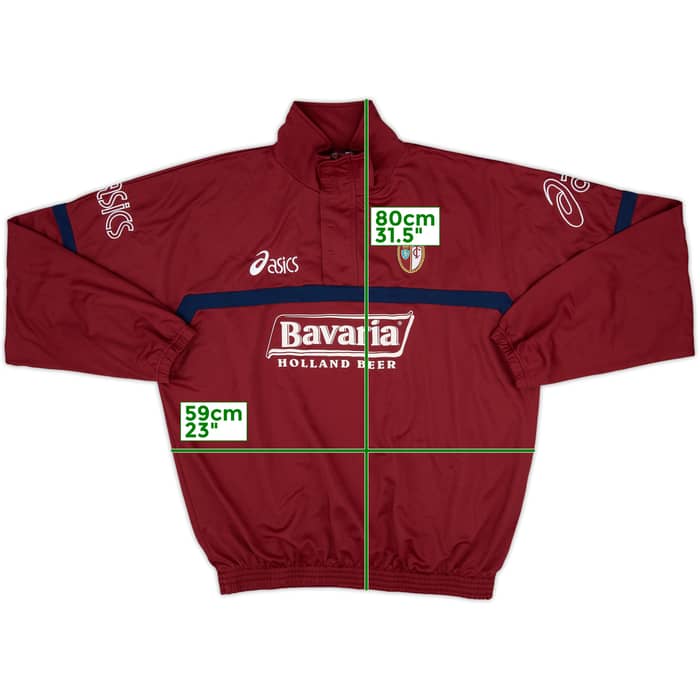 2001-02 Torino Asics 1/4 Zip Training Top - 8/10 - (XXL)