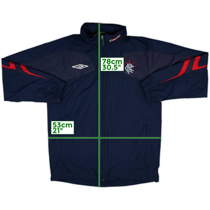 2008-09 Rangers Umbro Hooded Rain Jacket - 5/10 - (S)