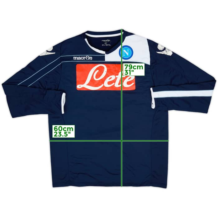 2011-12 Napoli Macron Sweat Top - 5/10 - (XL)