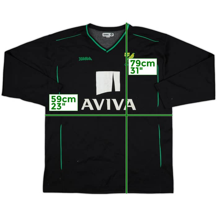 2010-11 Norwich Xara Sweat Top - 6/10 - (L)