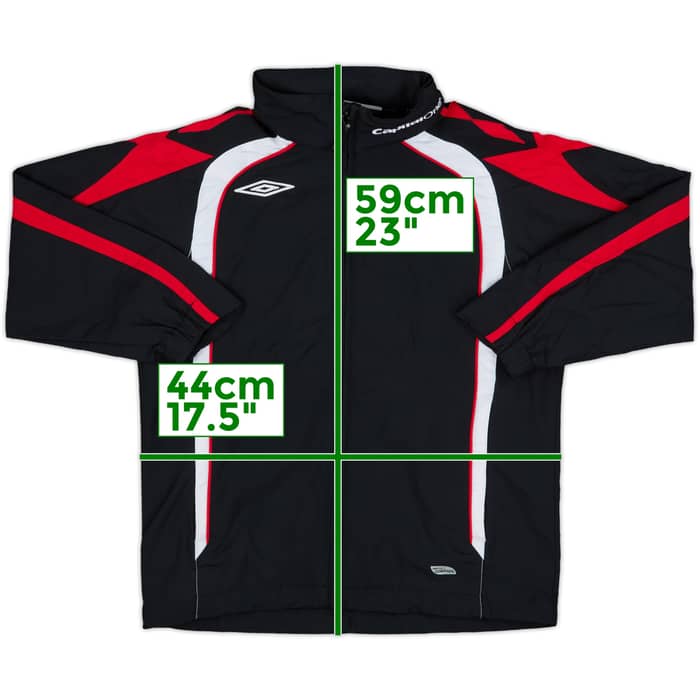 2007-09 Nottingham Forest Umbro Hooded Rain Jacket - 6/10 - (S.Boys)