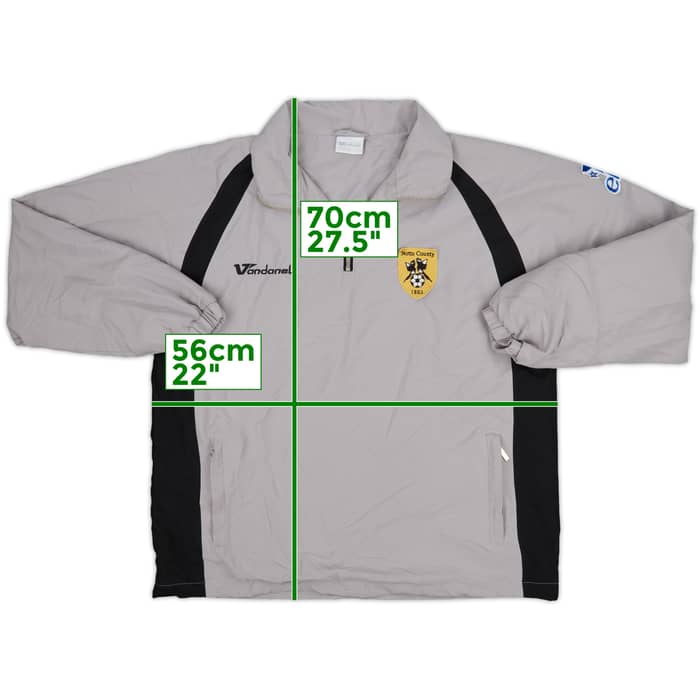2008-09 Notts County Vandanel 1/4 Zip Drill Top - 5/10 - (S)